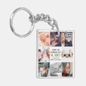 かわいい母の日のママ|フォトコラージュ キーホルダー (正面左)