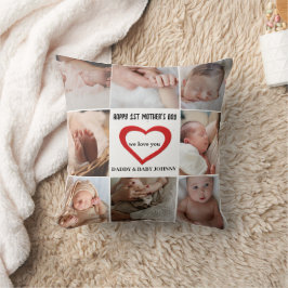 かわいい母の日のママ |写真のコラージュ クッション