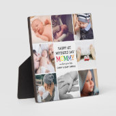 かわいい母の日のママ |写真のコラージュ フォトプラーク (正面)