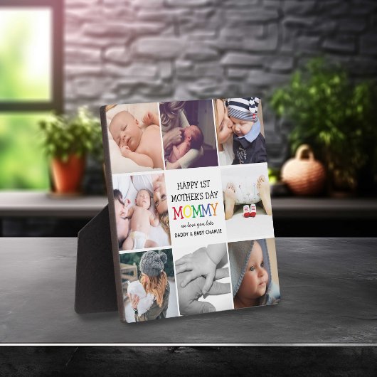 かわいい母の日のママ |写真のコラージュ フォトプラーク