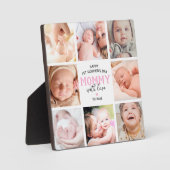 かわいい母の日の写真 フォトプラーク (正面)
