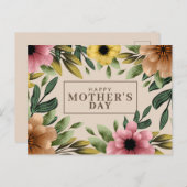 かわいい母の日はがき ポストカード (正面/裏面)