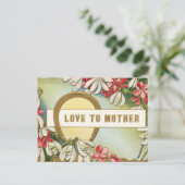 かわいい母の日はがき ポストカード (スタンド正面)