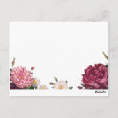 かわいい母の日はがき ポストカード (裏面)