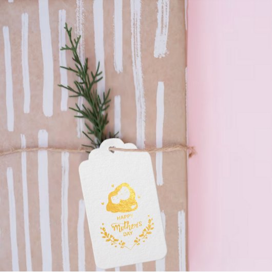 かわいい母の日やさしい抱擁 ギフトタグ