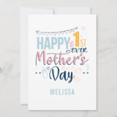 かわいい母の日パーソナライズされた シーズンカード (正面)