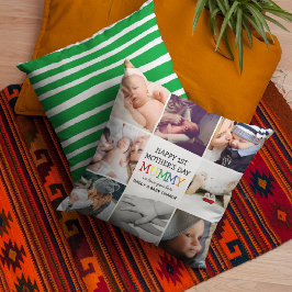 かわいい母の日ミイラ |写真のコラージュ クッション