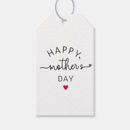 かわいい母の日ミニマル主義者 ギフトタグ