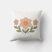 かわいい母の日装飾用クッションとフローラバック クッション (裏面)