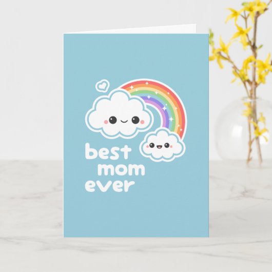 かわいい母の日 カード (黄色い花)