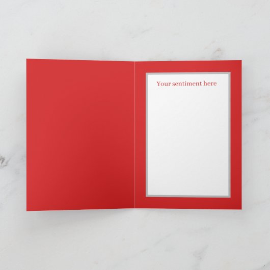 かわいい母の詩を追加気持ち母の日 カード (内部)