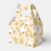 かわいい母アヒル&ベビーアクリングパターンモノグラム フェイバーボックス (裏面サイド)