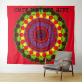 かわいい母ギフト_IMG_バラ_GREEN_RMDESIGNFLO55_ タペストリー (インサイチュ(横))