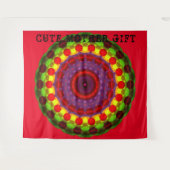 かわいい母ギフト_IMG_バラ_GREEN_RMDESIGNFLO55_ タペストリー (正面(横))