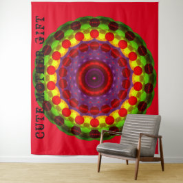 かわいい母ギフト_IMG_バラ_GREEN_RMDESIGNFLO55_ タペストリー