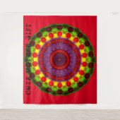 かわいい母ギフト_IMG_バラ_GREEN_RMDESIGNFLO55_ タペストリー (正面)