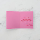 かわいい母親のバレンタインデイゾウ シーズンカード (内部)