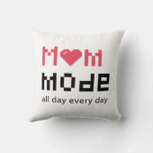 かわいい母親の日おもしろいギャグmomsジョーク クッション (裏面)