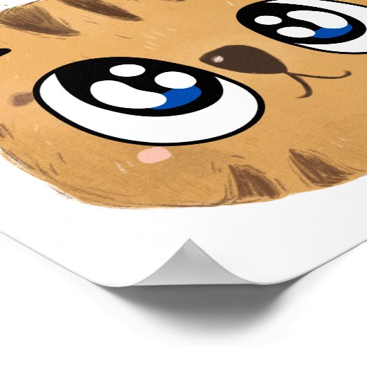 かわいい比 ポスター (角)