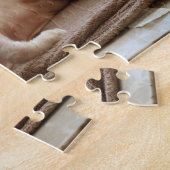 かわいい毛のない猫の窓 – Sphynx ジグソーパズル (側面)