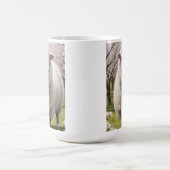 かわいい毛のふわふわした羊 コーヒーマグカップ (中央)