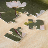 かわいい毛のふわふわした羊 ジグソーパズル (側面)