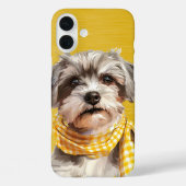 かわいい毛むくじゃらの子犬 Case-Mate iPhoneケース (裏面)