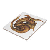 かわいい毛皮で覆われたドラゴン タイル (側面)