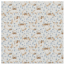 かわいい毛皮のシール ファブリック