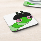 かわいい毛虫 コースター (左側)