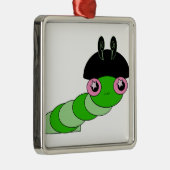 かわいい毛虫 メタルオーナメント (右)