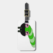 かわいい毛虫 ラゲッジタグ (正面縦)