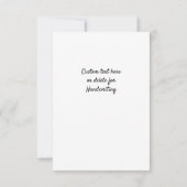 かわいい民俗ハッピーバースデーカード サンキューカード (裏面)