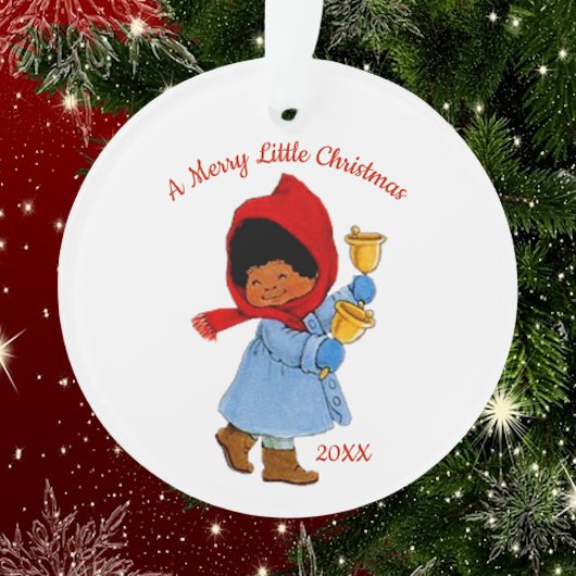 かわいい民族クリスマスの幼児ベルリンガーガール オーナメント