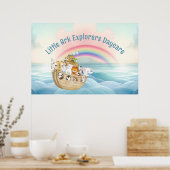 かわいい気に子保育園ノアのアーク事業 ポスター (キッチン)