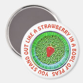 かわいい気のあるそぶりをしたボやる気を起こさせるタン マグネット (正面/裏面)