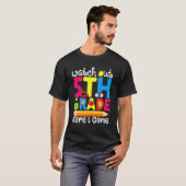 かわいい気をつけて5年生の小学校1日目 Tシャツ (正面フル)