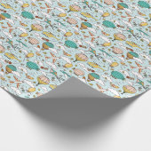 かわいい気球シームレスパターン ラッピングペーパー (角)