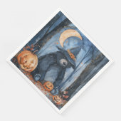 かわいい水の色のハロウィーンクマのためのデコップドパーティー (コーナー)