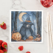 かわいい水の色のハロウィーンクマのためのデコップドパーティー (インサイチュ)