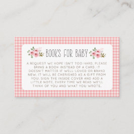 かわいい水の色のファーム動物納屋周囲の庭赤ちゃんシャワー エンクロージャーカード