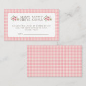 かわいい水の色のファーム動物納屋周囲の庭赤ちゃんシャワー エンクロージャーカード (正面/裏面)