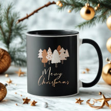 かわいい水の色のモダンスクリプトBohoクリスマスツリー