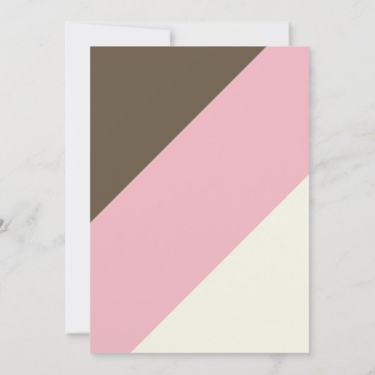 かわいい水の色アイスクリームコーン誕生日パーティー 招待状 (裏面)