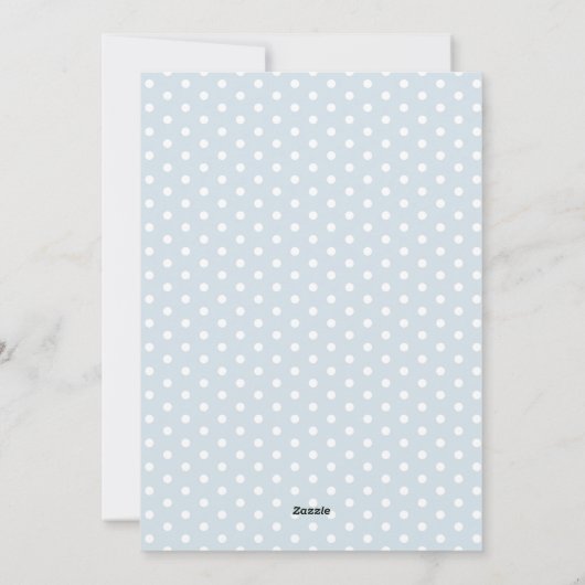 かわいい水の色イースターバニーの写真イースターカード シーズンカード (裏面)