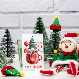 かわいい水の色クリスマス格言ギフトラベル ギフトタグ