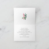 かわいい水の色サボテン引っ越しました新しいホームムービング 案内状 (内部)