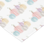 かわいい水の色パステルパンプキンサンクスギビング テーブルクロス (アングル)