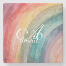 かわいい水の色パーソナライズされた虹