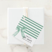 かわいい水の色ミントバウ赤ちゃんシャワー フェイバータグ (インサイチュ)